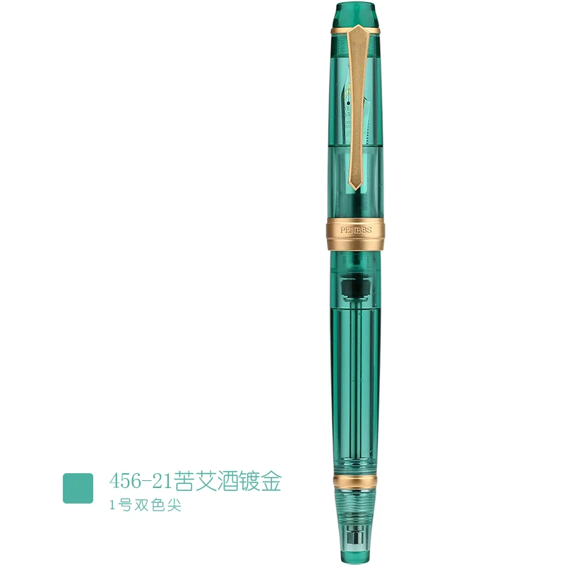 Новый Moonman PENBBS 456 вакуумная разливочная перьевая ручка смолы прозрачный корпус