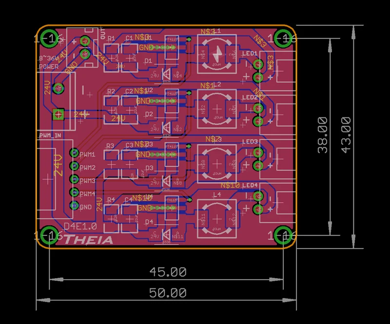 

PT4115E, , , 4- 4 * 1A