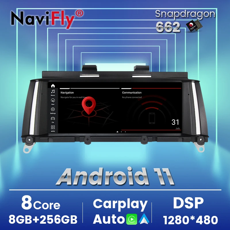 8G 256G Android 11 BT Carplay Авто dvd радио мультимедиа плеер GPS навигация для BMW X3 F25 X4 F26 2010 2011