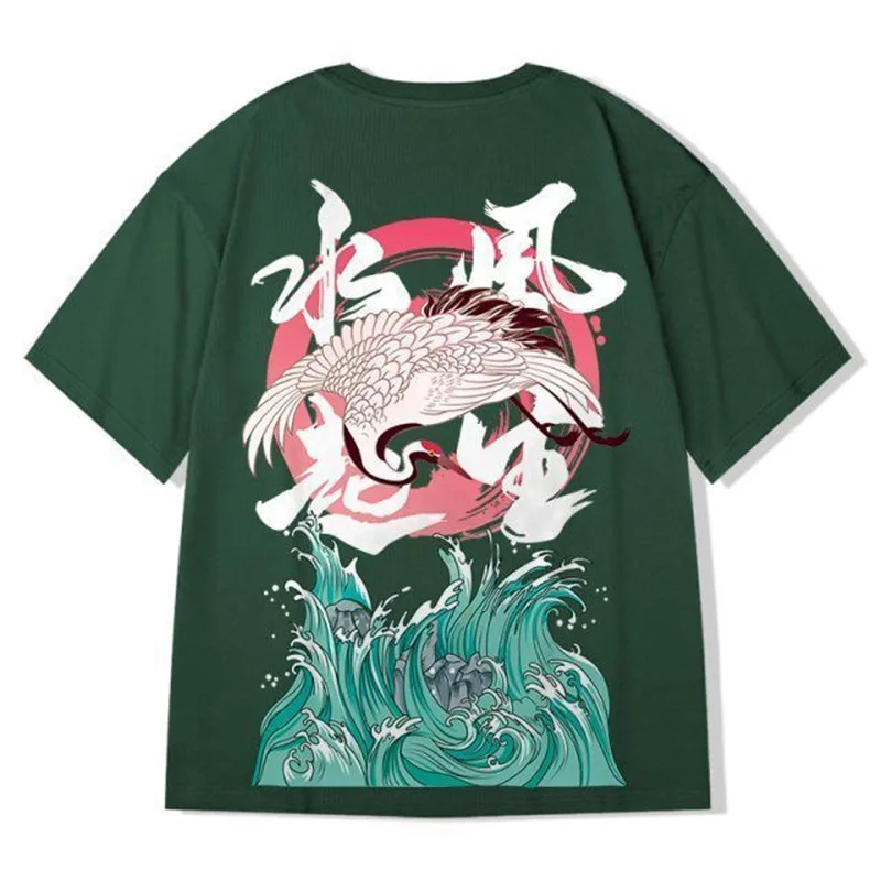 

Loose plus size summer men's short-sleeved fat fashion brand hip-hop half-sleeved