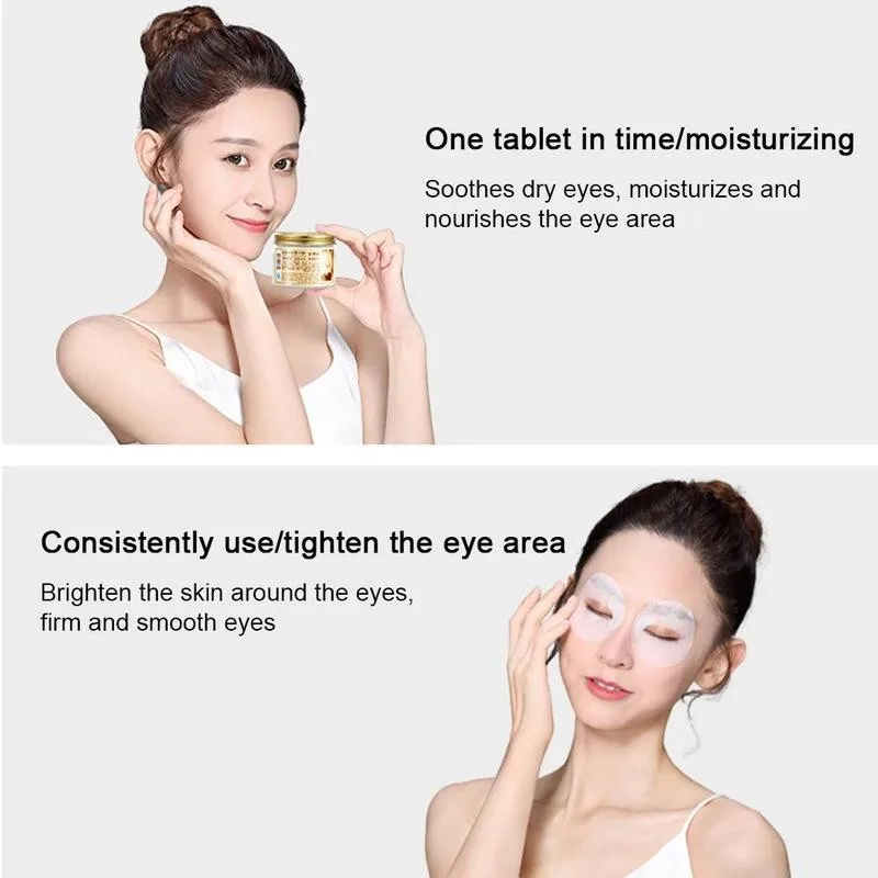 

80pcs Snail Essence Eye Mask Stickers Anti-puffiness Moisturizing Brightening Hydration Eye Mask Care Skin Care Products