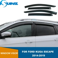 window visor for ford kuga escape 2014 2015 2016 2017 2018 2019 light transmission weathershield door visor sun rain guards sunz
