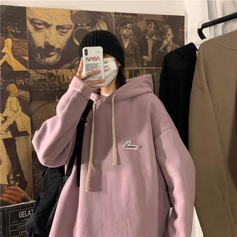 Liketkit весенние повседневные толстовки мужские 2020 женские плотные флисовые