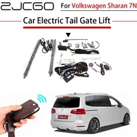 zjcgo car electric tail gate lift trunk rear door assist system for volkswagen sharan 7n original car key remote control