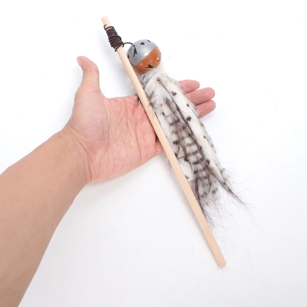 2 шт. кошка Дразнилка для кошки Флирт Секс игрушки из дерева колокол игрушка