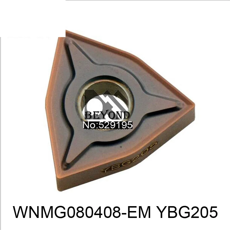 Оригинальный резак WNMG080408-EM YBG205 WNMG 0804 080408 карбидная вставка для токарного станка