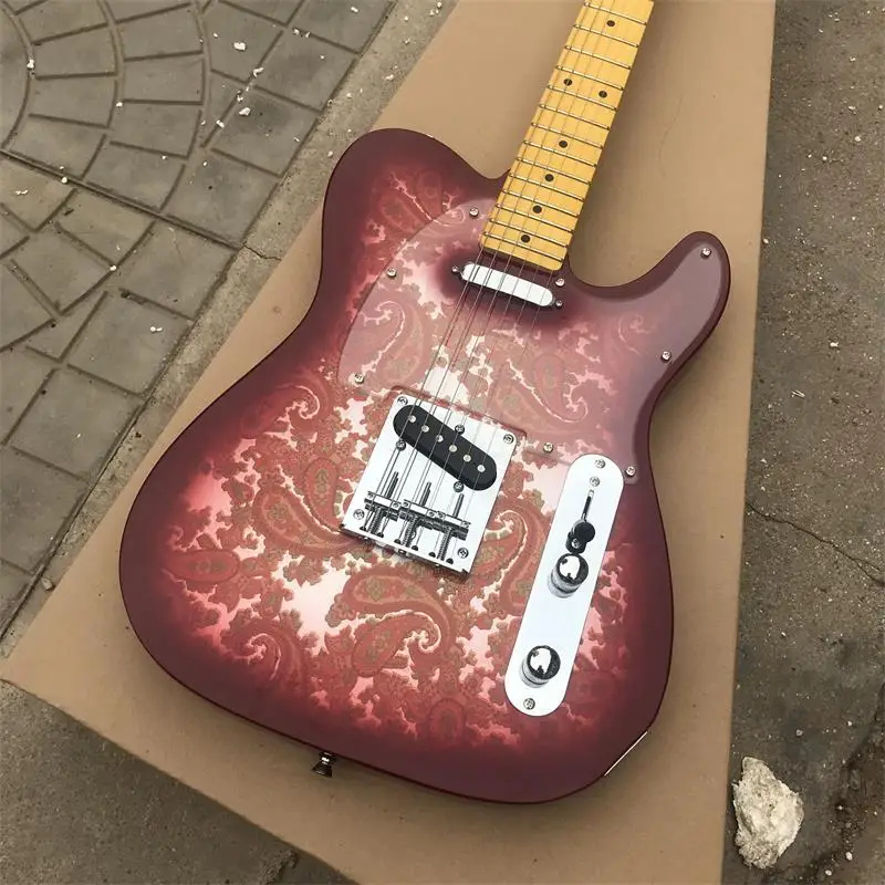 Активация Edición limitada de la guitarra Electrica personalizada de Brad Paisley, guitarra de tele superner de la fl