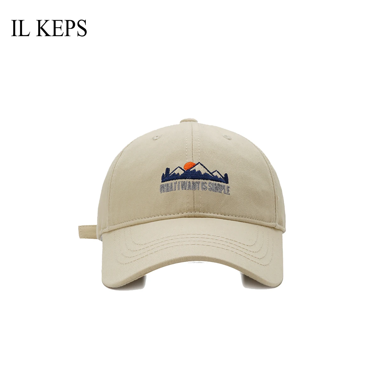 Бейсболка IL KEPS для женщин и мужчин простая Кепка От Солнца в стиле K-POP хлопок