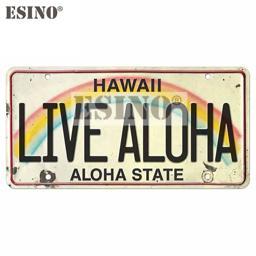 Стайлинг автомобиля креативный винтажный Гавайский живой лицензионный Алоха