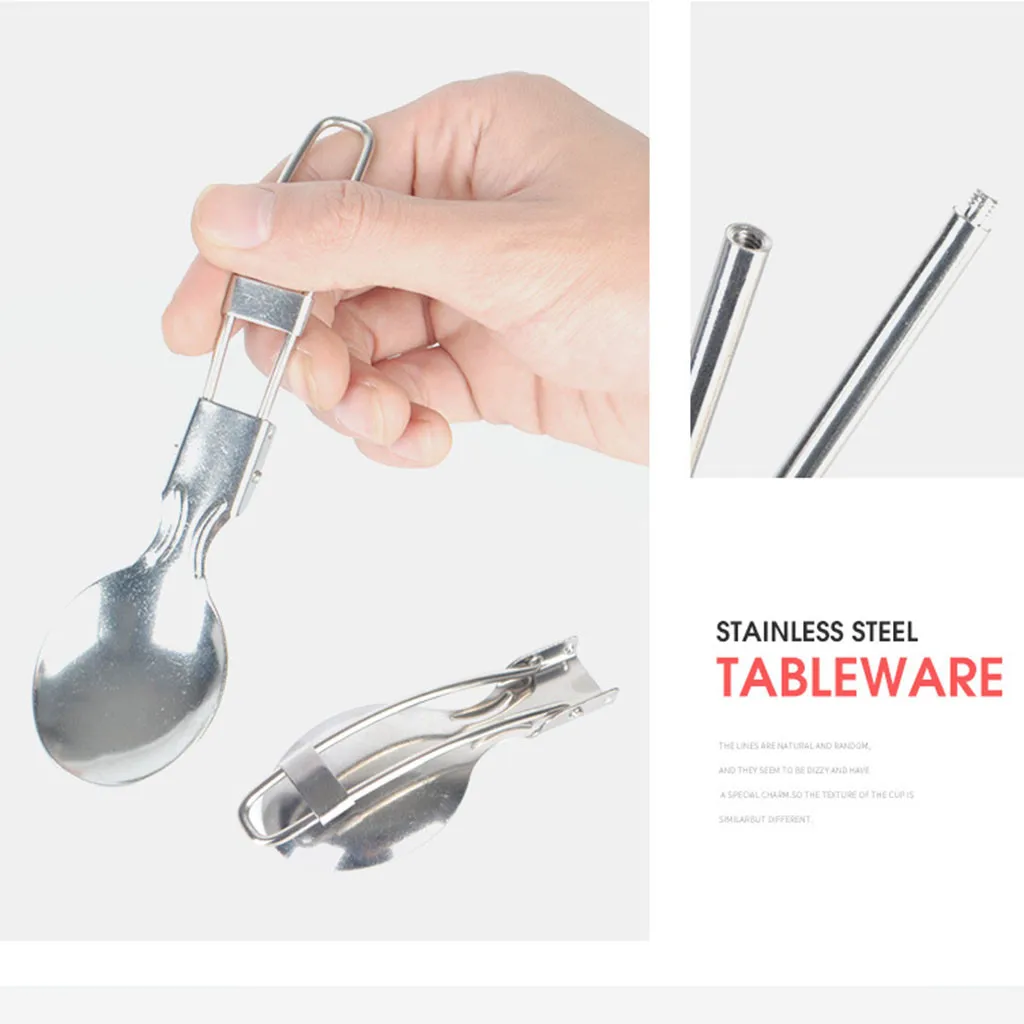 3 набора столовых приборов для кемпинга портативная посуда пикника из