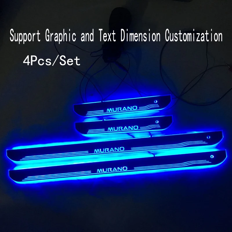 4 шт./подходит для муранского потокового динамического светодиодный лампы двери