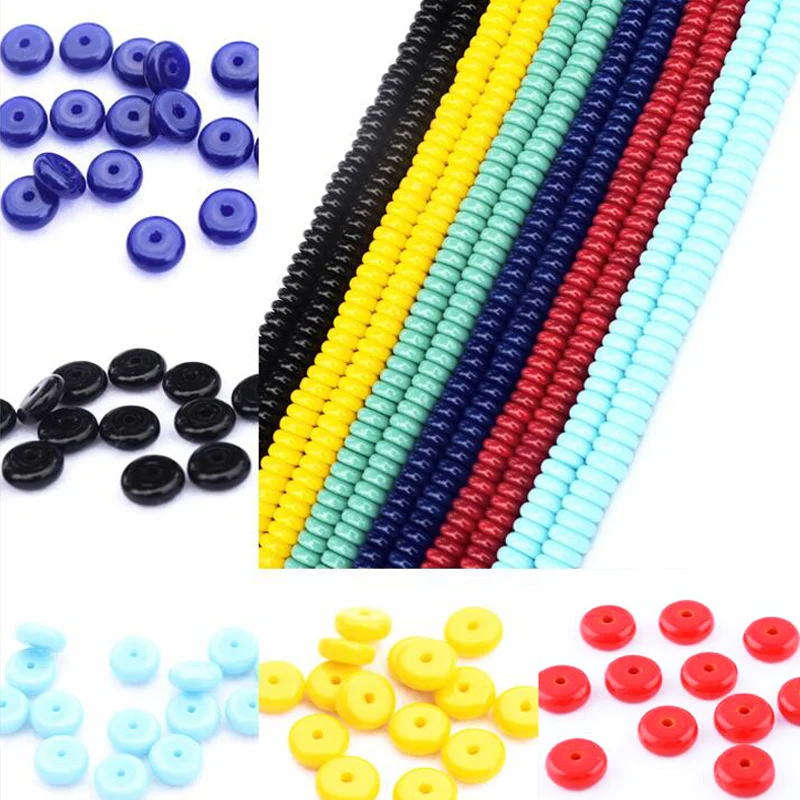 50 шт. круглые стеклянные бусины 8 мм|Бусины| |