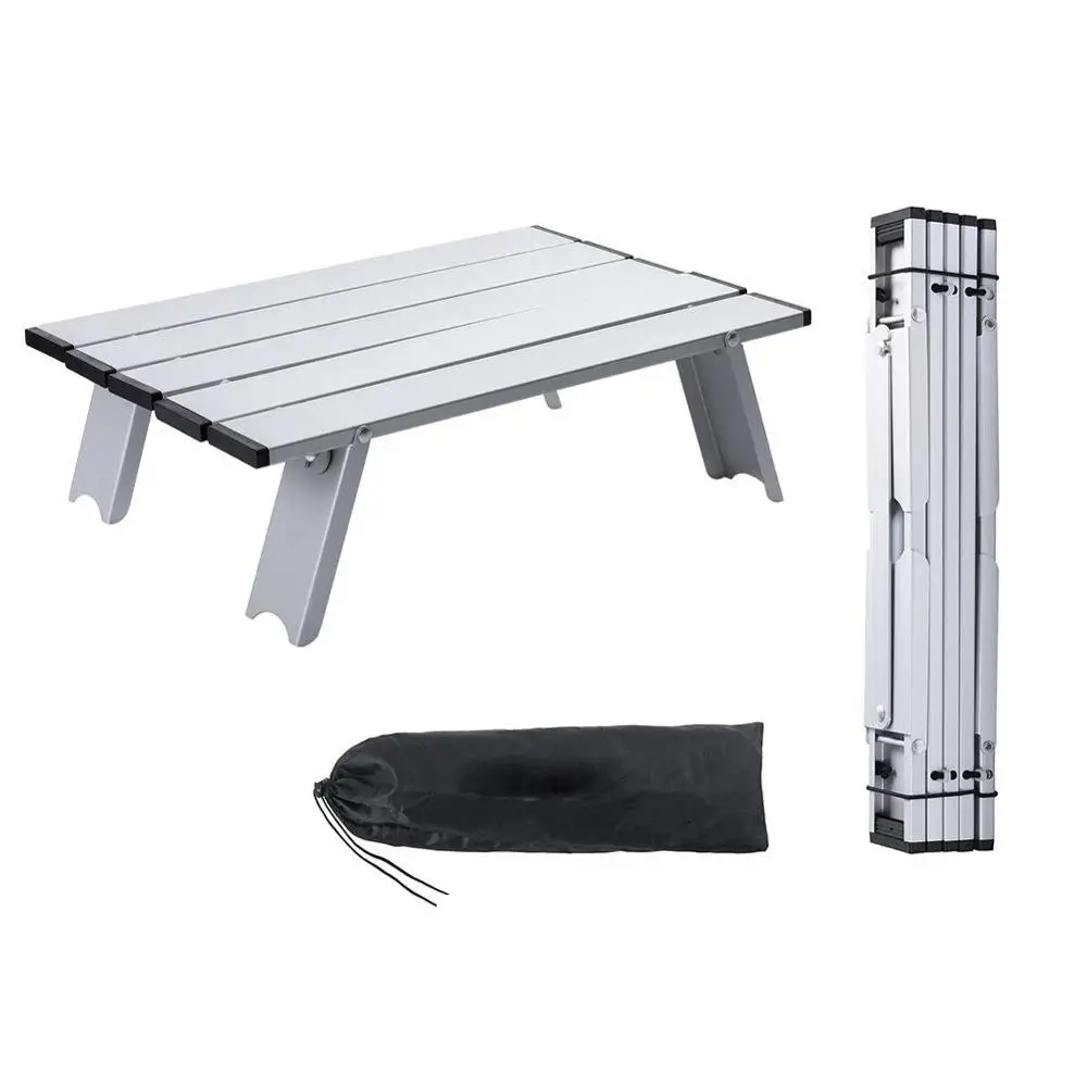

Outdoor Camping Folding Table with Aluminium Alloy Table Waterproof Ultra-light Durable Folding Table Desk For Picnic& Camping