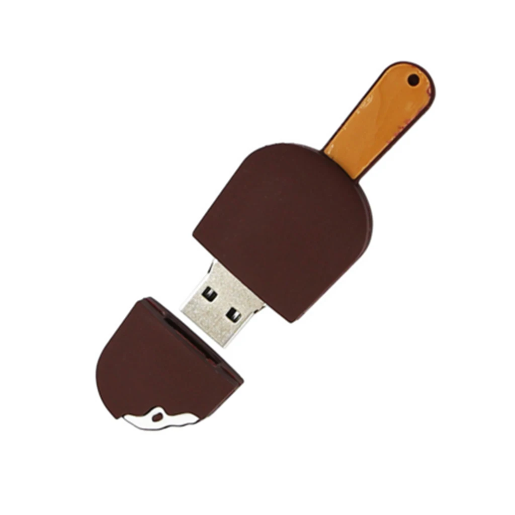 Cartoon Chocolate Ice Cream Written Test Drive 4gb 8gb 16gb 32gb 64gb 128gb Silicone USB 2.0 Pen | Компьютеры и офис