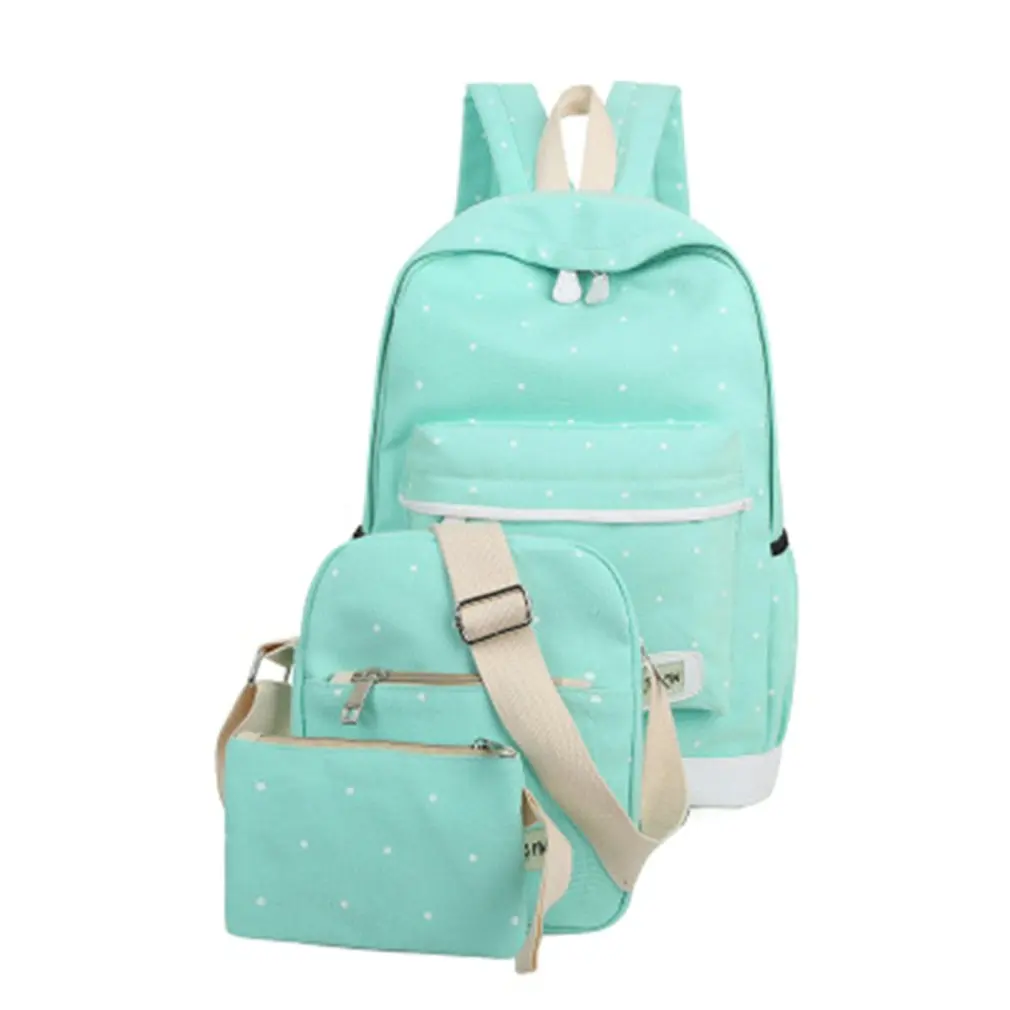 Студенческий рюкзак школьная сумка для девочек Наплечная Сумка Холщовый женский