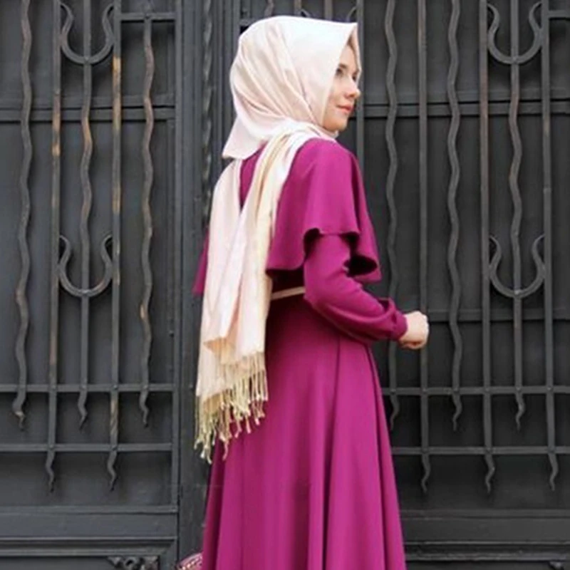 Длинное женское платье накидка мусульманского народа хуэй Женский Национальный