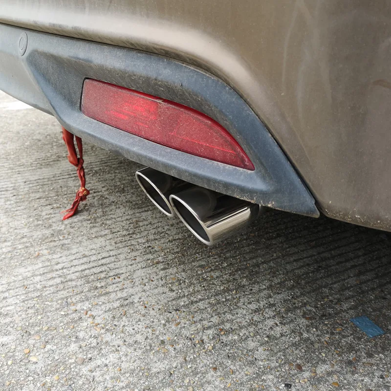 Наконечник автомобильного глушителя из нержавеющей стали Двойные наконечники