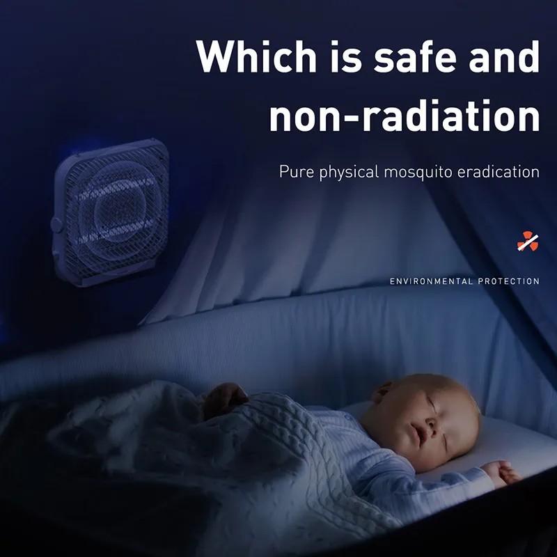 Baseus москитная ловушка светодиодный светильник лампа насекомые летающие