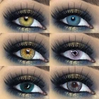 Magiceye ежегодные однопарные цветные мягкие контактные линзы для глаз Синего фиолетового цвета