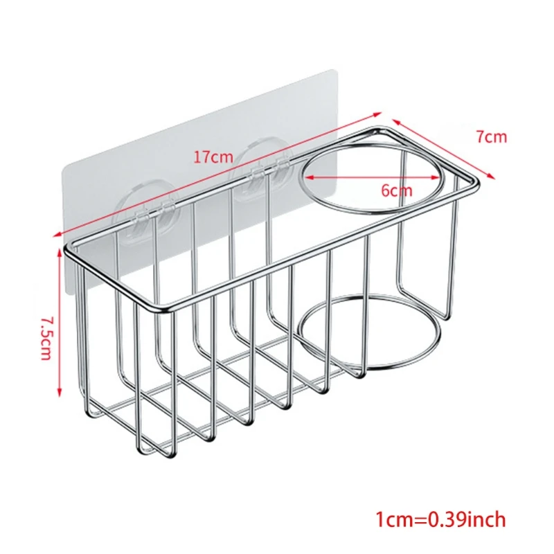 

Stainless Steel Kitchen Sink Storage Hanging Basket Sponge Storage Rack Hanger