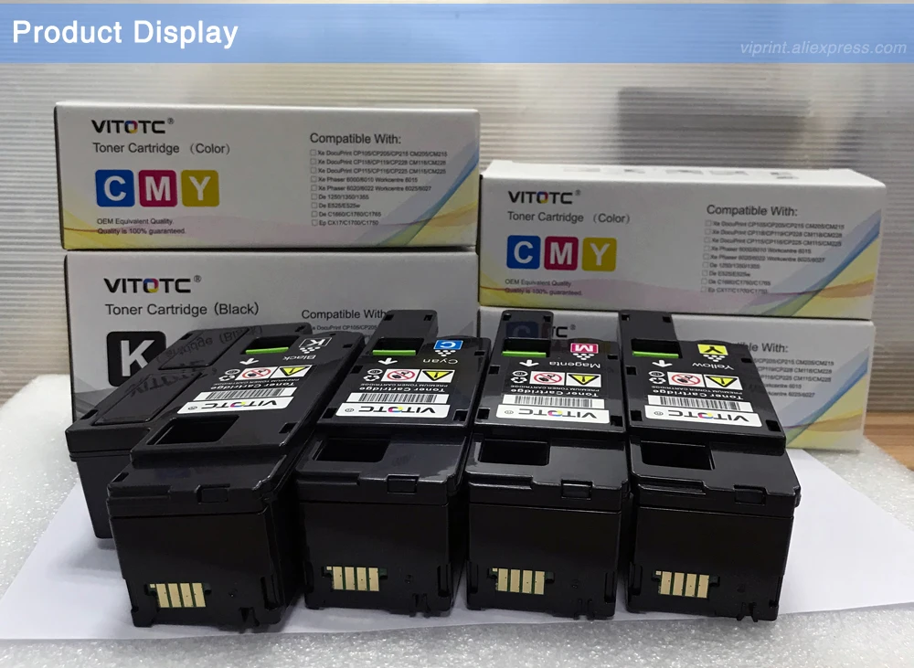 4x заправка порошок сброс чипа тонера картридж комплект для Xerox Phaser 6020 6022 Workcentre 6025 6027 MFP многофункциональный принтер