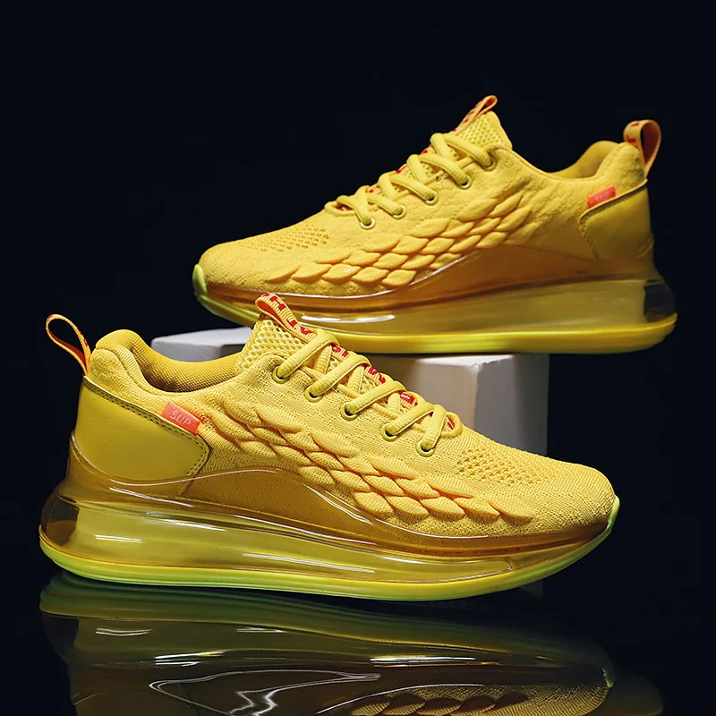 

Summer Fashion Air Cushion Casual Shoes Men Sneakers Breathable Lace Up Comfortable Footwear Male Trainer Masculino Wholesale