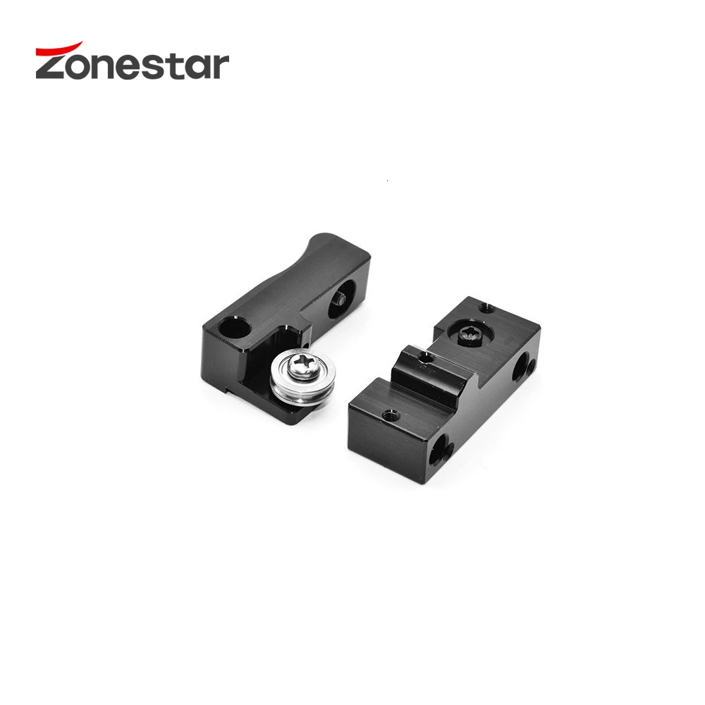 ZONESTAR штранг прессования фидера части черный алюминиевый блок DIY комплект