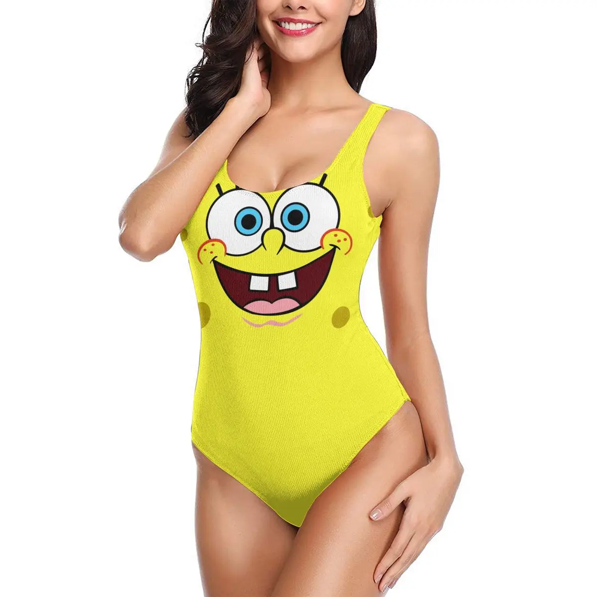 

Женские экзотические бикини 2021, губчатые квадратные брюки Патрика, женский купальник, цельный женский купальник для косплея из аниме, женск...