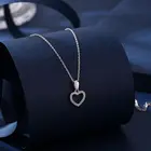 Изысканное женское ожерелье в форме сердца, блестящее элегантное Очаровательное ожерелье-чокер, изящное ювелирное изделие