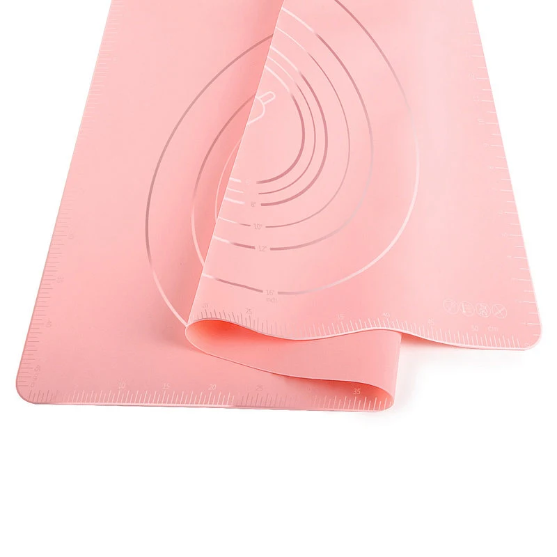 Многоразовый силиконовый коврик для завальцовки теста утолщенные антипригарные