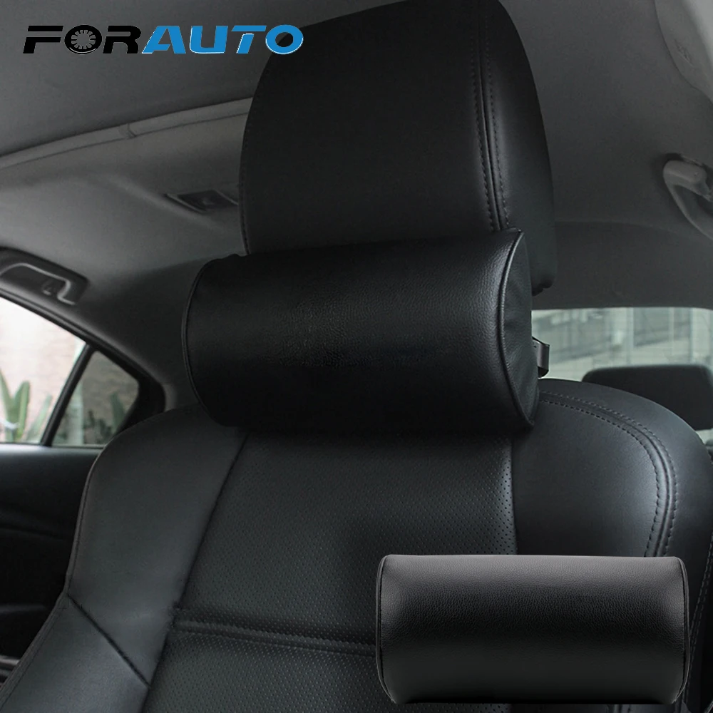 Подушка для автомобильного сиденья FORAUTO подушка шеи кожаная защитная поддержки