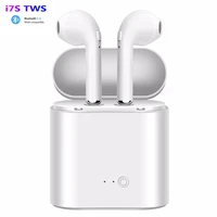 i7s Tws Bluetooth Earphones Mini Wireless Earbuds Sport Handsfree Earphone Cordless Headset with Charging Box for Xiaomi iPhone