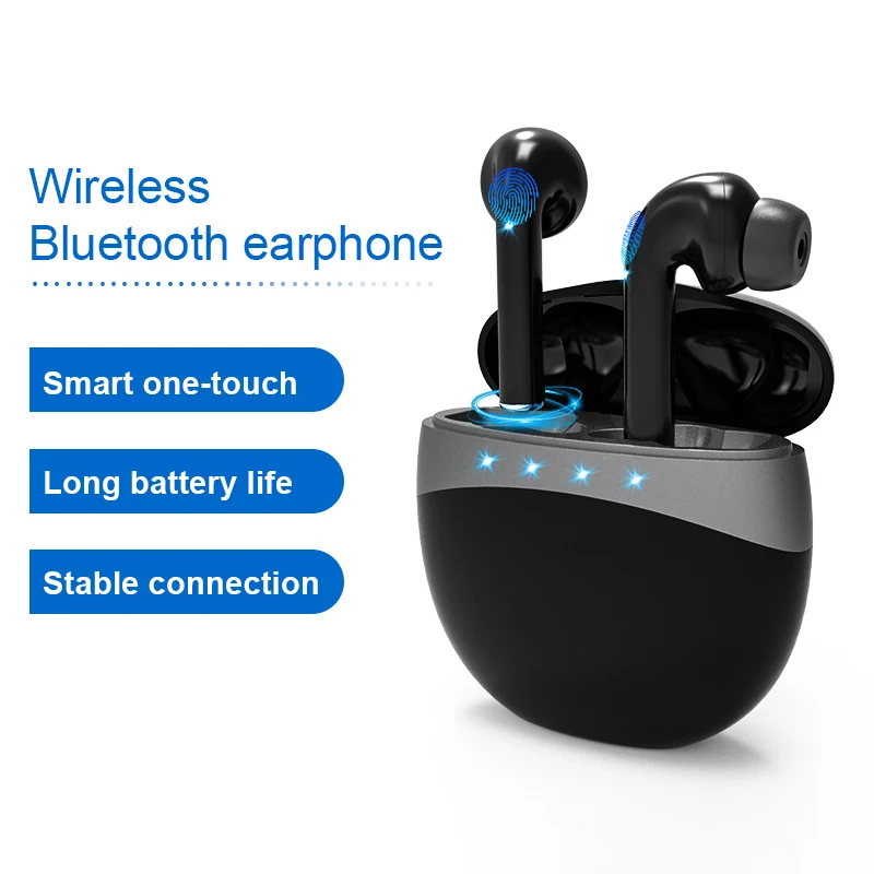 

True Wireless Bluetooth Earbuds 5.0 Touch Control Earphone 24hour Play For Android Phone 2020 Noise Reduction In Ear Earphones