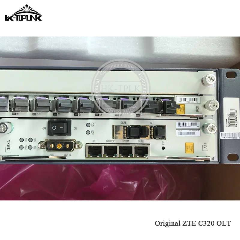Горячая Распродажа Original C320 GPON OLT 10GE SMXA/3 карты * 1 шт. с PRAM 16 портов GTGH C ++