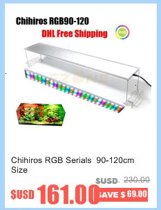 Chihiros яркий светодиодный светильник ing APP затемнения RGB аквариумное растение светодиодный светильник DHL как стиль ada