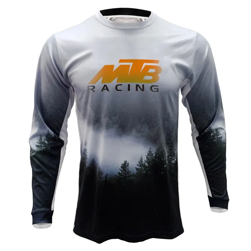 

New MTB Misty forest elements DH MX Bike Mountain Bike Motorcycle Fitness breathable Short Sleeve