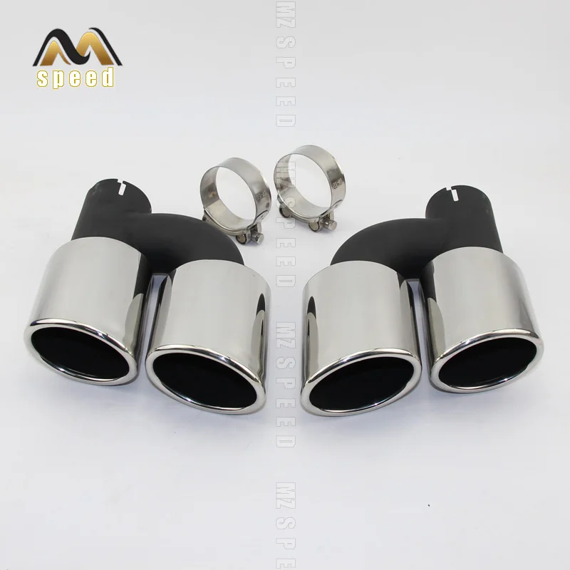 

Suitable for audi A5/A6L/A7TT modified four S6/S5 tail throat automotive stainless steel bevel tail mouth