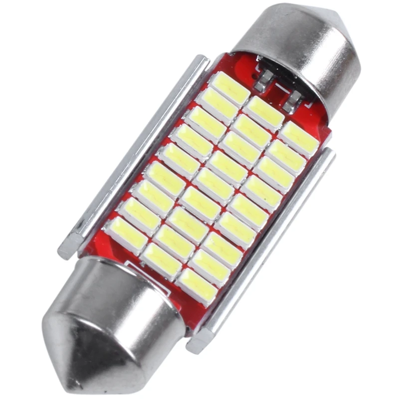 NEW-2Pcs C5W C10W 36 мм 3014 27SMD иллюминационных гирлянд Led Canbus автомобиля Inteiror лампы