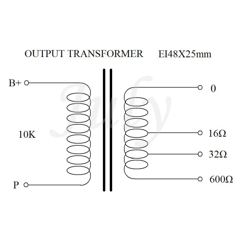 Пара вакуумных трубчатых усилителей 10K: 16 Ом 32 600 односторонний выходной