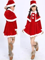 toddler baby girls christmas outfit santa claus costume for new year 2022 kids girls tops belt pants hat girls christmas clothes