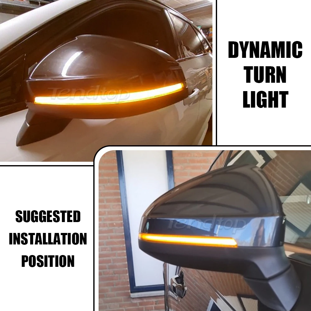 

2pcs/Lot Dynamic Turn Signals LED Blinker Light For Audi A4 S4 RS4 B9 2016 2017 2018 2019 A5 S5 RS5 Car Indicator