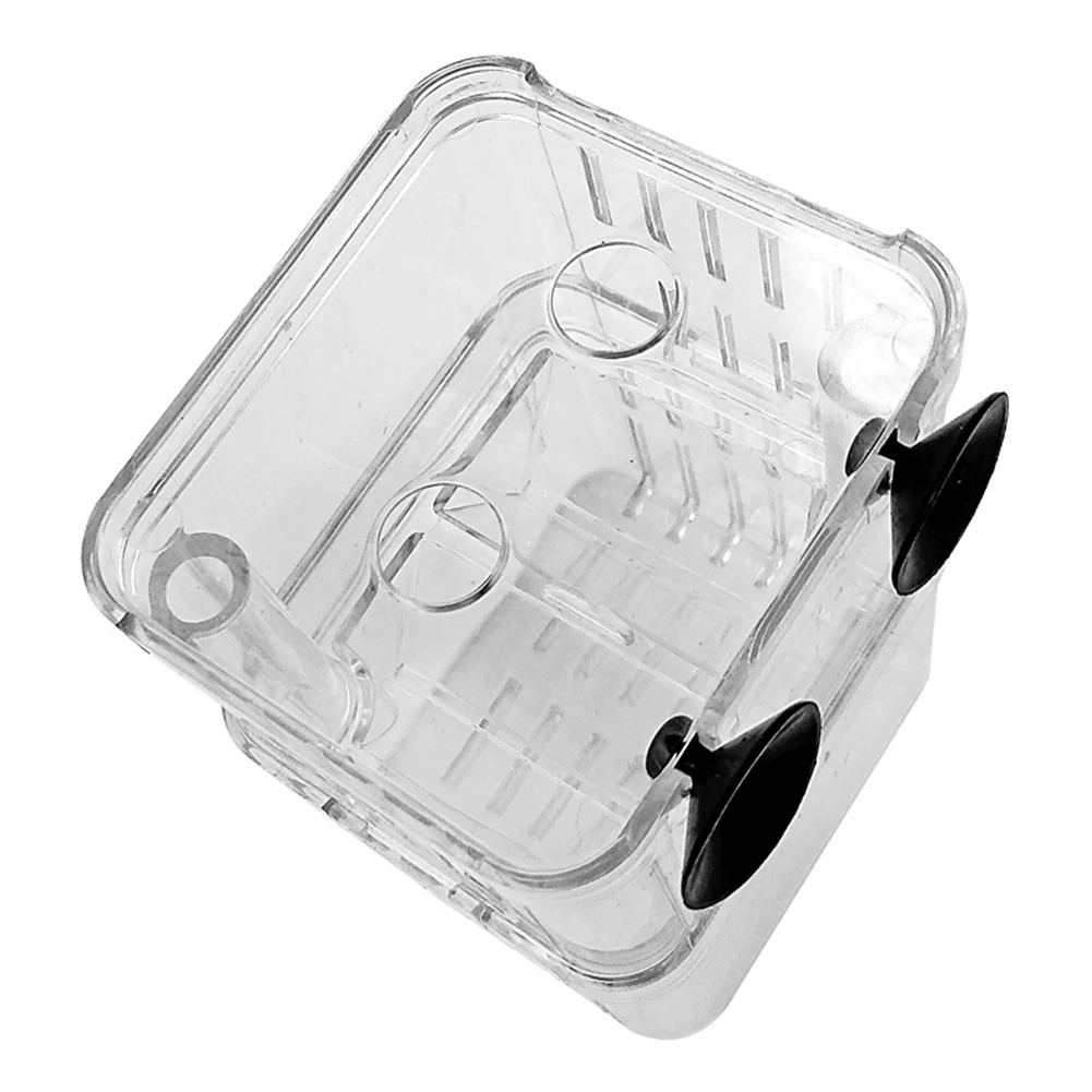 Пластик Рыбы Ящик для инкубатора рыбоводства изоляции защитный бокс в аквариуме