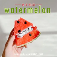 spoof realistic watermelon airpods 1 2 3 pro case cover iphone bluetooth earbuds accessories airpod case air pods case