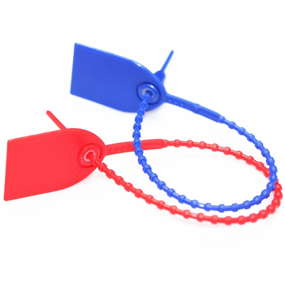 

Portable Tite Security Seal Nylon Durable Hang Tag Fasteners Burglarproof Tite Security Seal Security Loop for Clothes 100pcs