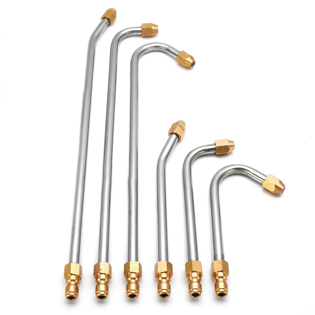 

Новинка, 6 размеров, автомобильная металлическая струйная насадка для мойки, удлинитель G u n, насадка, угловая насадка для моек высокого давл...