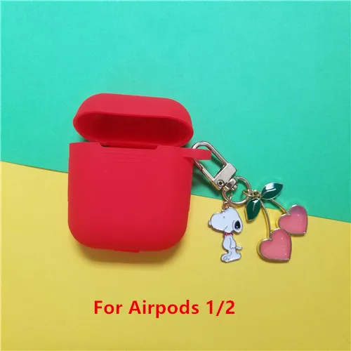 4 Милый силиконовый чехол с подвеской для Apple Airpods Pro Чехол Аксессуары для наушников Bluetooth защитный чехол - Цвет: 4