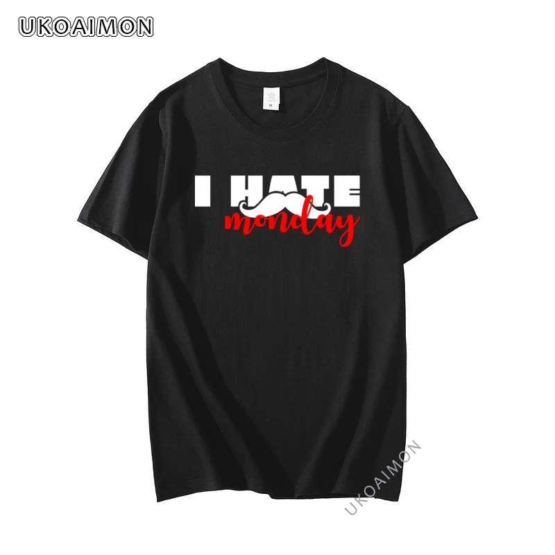 

Birthday Day I Hate Monday Cheap Unique T-Shirts High Quality Simple Style T Shirt Manga Comfortable TShirts Cotton Streetwear