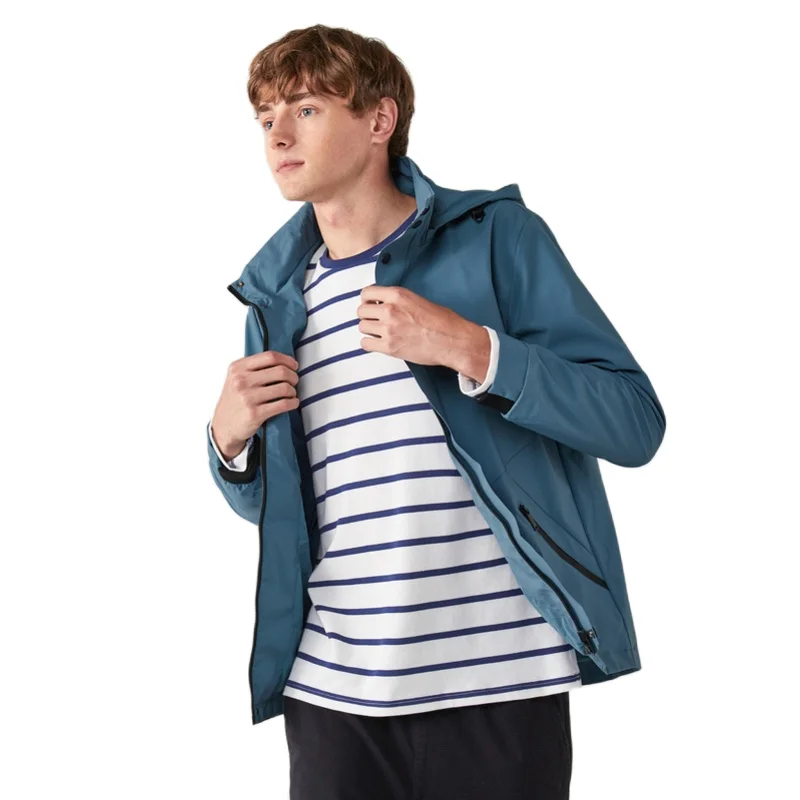 Куртка SEMIR мужская с капюшоном Повседневная ветровка модная брендовая одежда