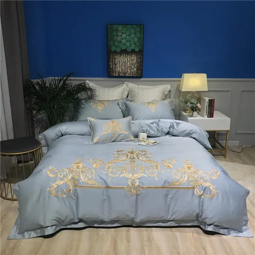 

Europe style Luxury Bedding Set King Queen size bed sheet set Egyptian Cotton Bed cover Bedlinen ropa de cama Duvet Cover