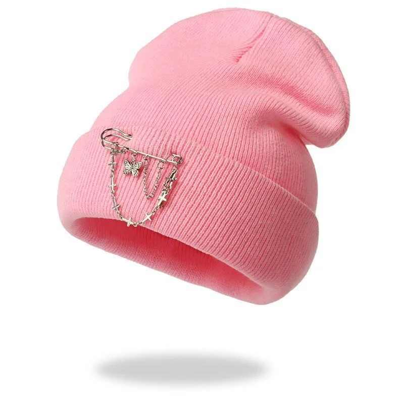 

Hip-hop knit hats of autumn and winter from the hot hat of girls of shatangju fashion hats with accessories for autumn and